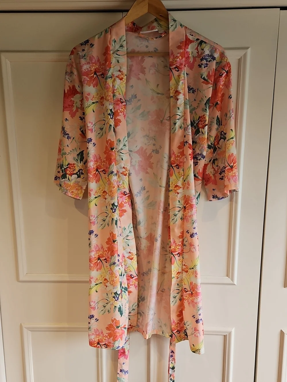 Pink Floral Summer Robe - Picture 5 of 5